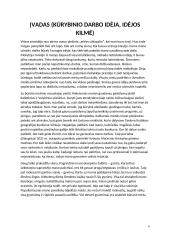 Menų mokyklinis brandos egzaminas, dailės kryptis. Kūrybinio darbo aprašas. Mišri atlikimo technika „Išvada” 3 puslapis