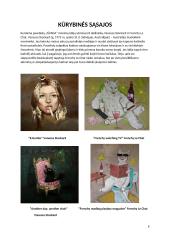 Menų mokyklinis brandos egzaminas, dailės kryptis. Kūrybinio darbo aprašas. Mišri atlikimo technika „Išvada” 5 puslapis