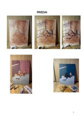 Menų mokyklinis brandos egzaminas, dailės kryptis. Kūrybinio darbo aprašas. Mišri atlikimo technika „Išvada” 8 puslapis