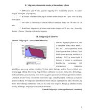 Tarptautinė problema: Darbo jėgos migracijos pasekmės Lietuvoje 5 puslapis