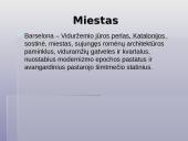 Barselona. Kelionės planas (skaidrės) 2 puslapis