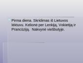 Barselona. Kelionės planas (skaidrės) 4 puslapis