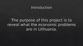 Economical problems in Lithuania 2 puslapis