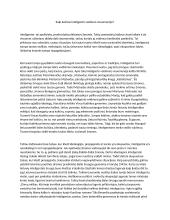 Kaip keičiasi inteligento vaidmuo visuomenėje?