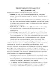 The importance of marketing in business today 5 puslapis