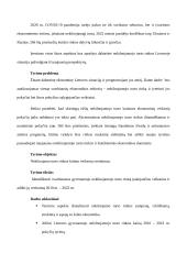 Nekilnojamojo turto rinkos veiksnių analizė 3 puslapis