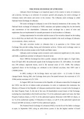 The stock exchange of Lithuania 5 puslapis