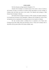 The stock exchange of Lithuania 7 puslapis