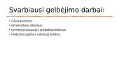 Svarbiausi gelbėjimo darbai didelių gamtinių nelaimių atvejais 7 puslapis
