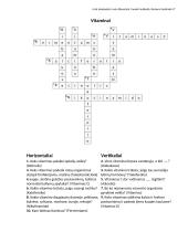 Kryžiažodis apie vitaminus