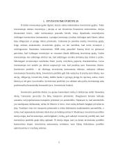 Investavimas ir portfelio valdymas 4 puslapis