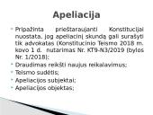 Bylų nagrinėjimo ypatumai apeliacinės instancijos teisme 10 puslapis