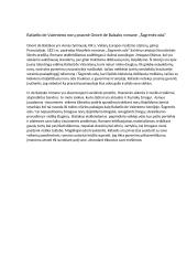 Rafaelio de Valenteno norų prasmė Onorė de Balzako romane ,,Šagrenės oda‘‘