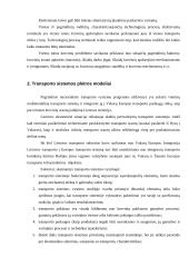 Transporto rūšių plėtros ir sąveikos modeliai 11 puslapis