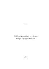 Triukšmo lygio politika ir jos valdymas Europos Sąjungoje (ES) ir Lietuvoje
