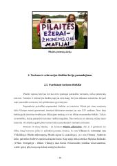 Turizmo ir rekreacijos perspektyva Pilaitės seniūnijoje 19 puslapis