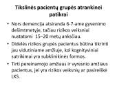 Integruota demencija sergančiųjų priežiūra 19 puslapis