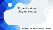 Dvitaktis vidaus degimo variklis (skaidrės)