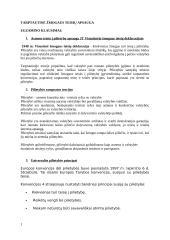 Tarptautinė žmogaus teisių apsauga. Egzamino klausimų konspektas