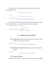 Uždavinių su vektoriais sprendimo galimybės kompiuterinėse matematikos sistemose 7 puslapis