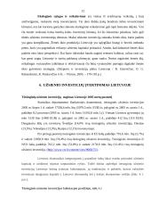 Užsienio investicijų Lietuvoje analizė 11 puslapis