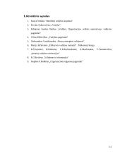 Vadybos ciklas: funkcijos, jų sąveika ir įgyvendinimas 12 puslapis