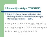 Informacijos rūšys. Veiksmai su informacija (skaidrės) 7 puslapis