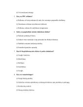 Skaitmeninės rinkodaros kontrolinis darbas (+atsakymai) 2 puslapis