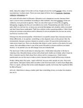 Monologue about crimes