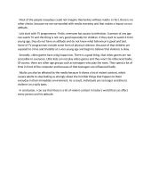 Most of the people nowadays could not imagine themselves without media