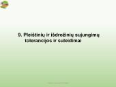 Pleištinių ir išdrožinių sujungimų tolerancijos ir suleidimai