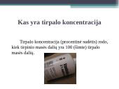 Medžiagos tankis. Tirpalo koncentracija 11 puslapis