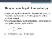 Medžiagos tankis. Tirpalo koncentracija 12 puslapis