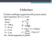 Medžiagos tankis. Tirpalo koncentracija 15 puslapis