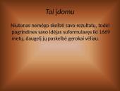 Niutonas – Didysis mokslininkas 15 puslapis