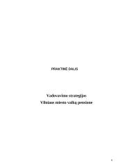 Vadovavimo strategijos: "Vilniaus miesto vaikų pensionatas" 8 puslapis