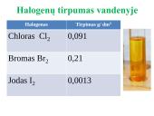 Halogenai. VIIA grupės elementai 11 puslapis