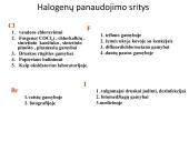 Halogenai. VIIA grupės elementai 15 puslapis