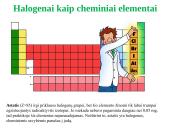 Halogenai. VIIA grupės elementai 4 puslapis