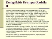 Radvilos. Mikalojus Konstantinas Radvila Našlaitėlis  17 puslapis