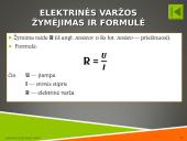 Laidininko elektrinė varža (skaidrės) 10 puslapis