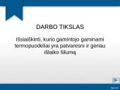 Šilumos kiekis. Praktinis darbas 10 puslapis