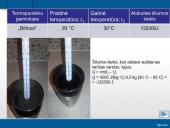 Šilumos kiekis. Praktinis darbas 14 puslapis