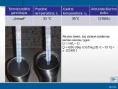 Šilumos kiekis. Praktinis darbas 15 puslapis