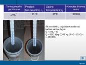 Šilumos kiekis. Praktinis darbas 16 puslapis