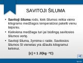 Šilumos kiekis. Praktinis darbas 7 puslapis