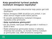 Ką tiria genetika? 6 puslapis