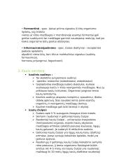 Anatomijos ir fiziologijos dalyko kontrolinio darbo Nr. 1 klausimai 2 puslapis