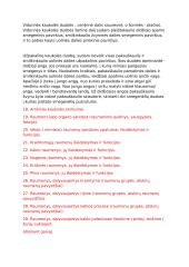 Anatomijos ir fiziologijos dalyko kontrolinio darbo Nr. 1 klausimai 12 puslapis