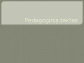 Pedagoginis taktas